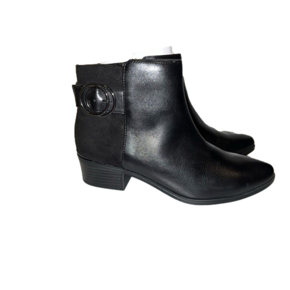 New! Alfani Oakley Black Black Bootie Multiple Sizes Available - Picture 2 of 8